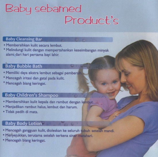 produk - produk perawatan kulit bayi dan anak sebamed